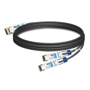 كابل توصيل مباشر من FiberMall 400G QSFP-DD إلى 2X200G QSFP56