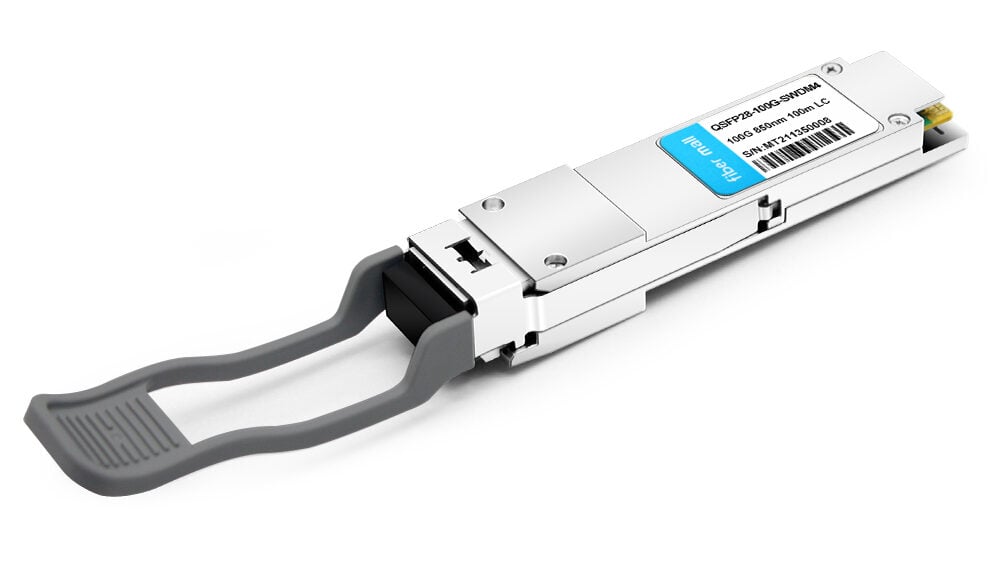 ファイバーモールの 100G QSFP28 SWDM4 850nm-940nm 100m LC