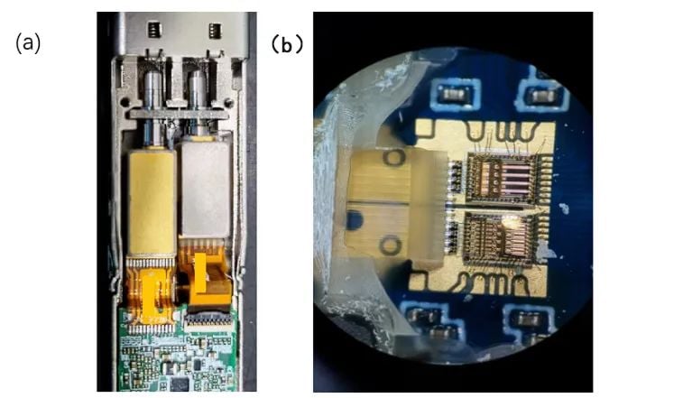 module optique d'emballage