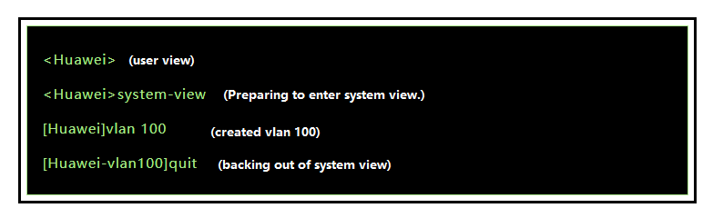 VLAN の作成