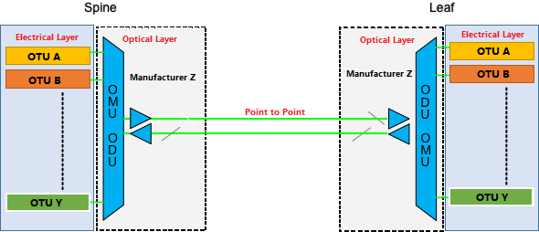 The networking of the DCI BOX application scenario