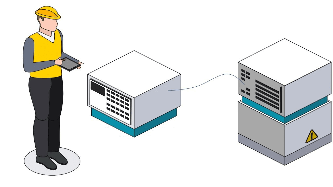 Split the base station equipment