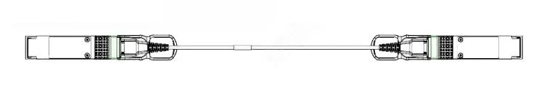 The QSFP-DD AOC uses QSFP-DD package modules on both ends