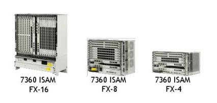 Серия 7360 ISAM FX доступна в трех моделях.