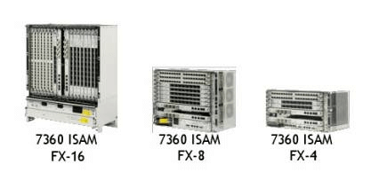 7360 ISAM FX シリーズには XNUMX つのモデルがあります