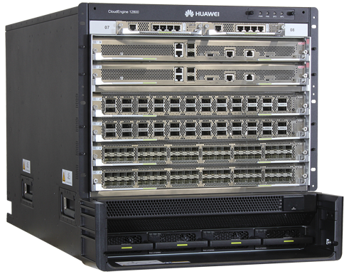 Diagrama de amostra de um switch modular