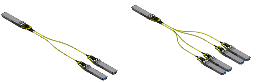 Verbindung zwischen dem Switch und HCA