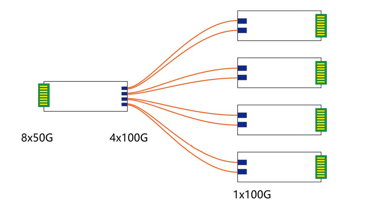 1x100G