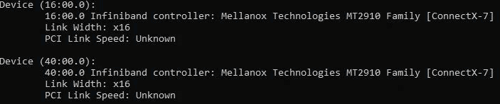 Durante la instalación de MLNX_OFED_LINUX, NVIDIA ConnectX 7 Mellanox Technologies MT2910 MT2910 Series