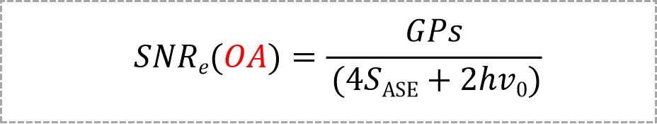 PASE terms in the above SNRe formula