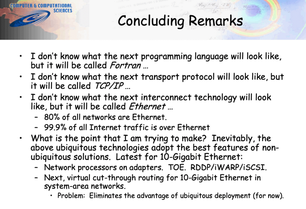 EtherNET ou EtherNOT