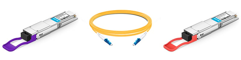 100 جرام QSFP28 LR BIDI 10 كيلومترات