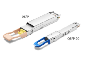 Comparaison des tailles QSFP-DD et OSFP