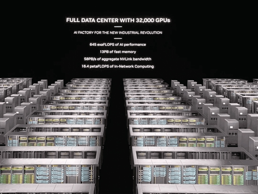 Huang prevê data centers como futuras fábricas de IA