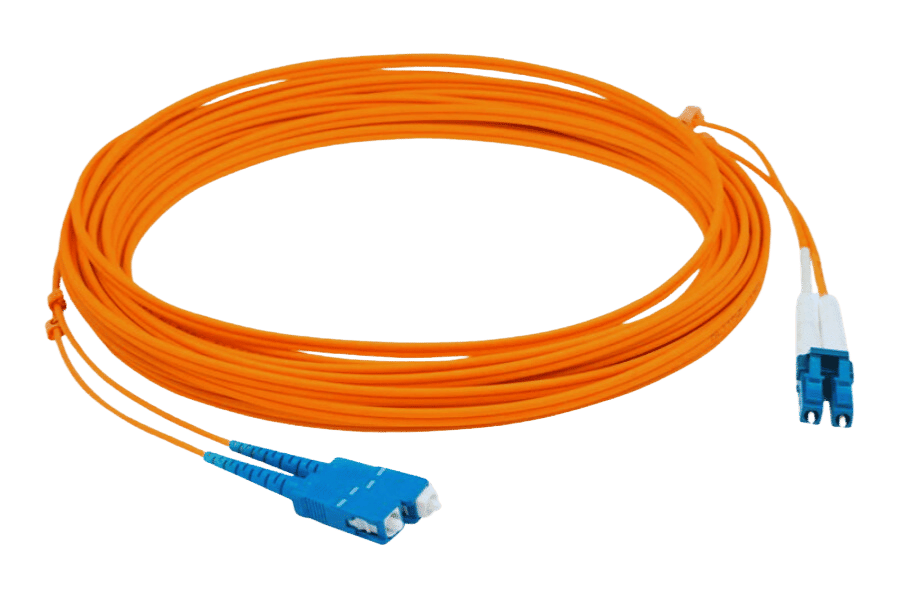 Câble Fibre Optique Pigtail Multimode 12 Cœurs LC/UPC - 62.5/125, Longueur 1,5 M, Pour Réseaux