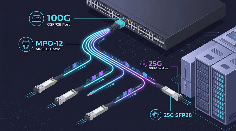 100GBASE-SR4 and Breakout Applications