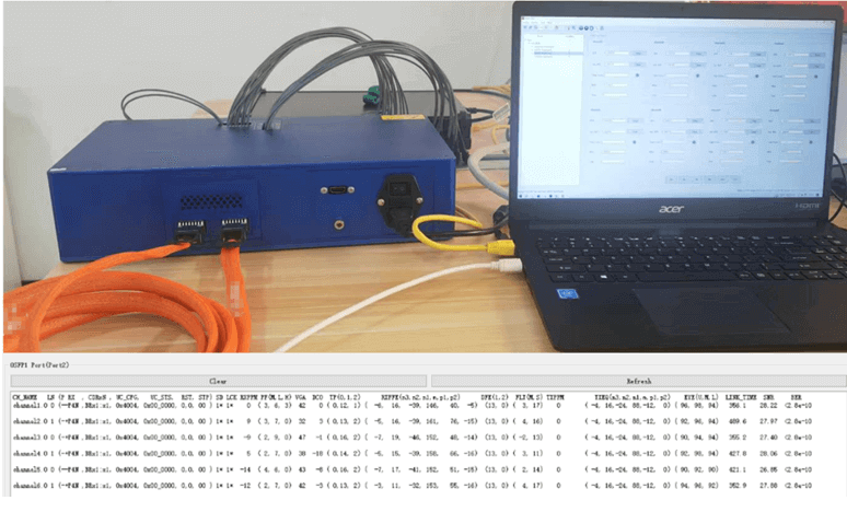 CDR-extracted clock should be used during the eye diagram test