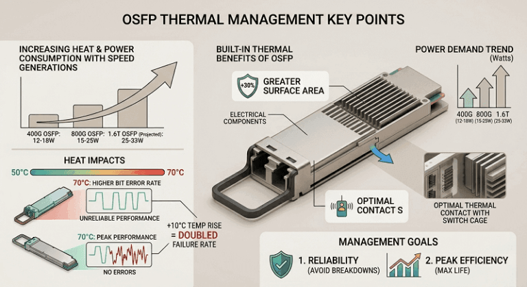 Heat Management System Module OSFP Thermal Management: Complete Data Center Cooling Guide | FiberMall