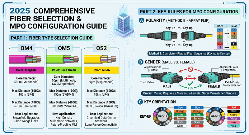 Mpo Types MPO Data Center Guide: Fiber Cabling for 40G to 800G Networks ...
