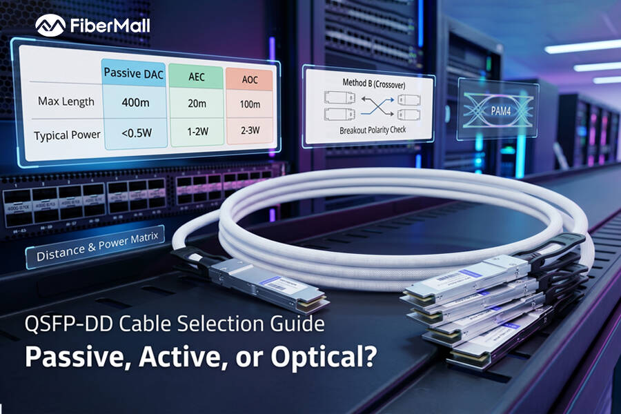 QSFP-DD Cable Guide: DAC vs AOC vs AEC & Breakout