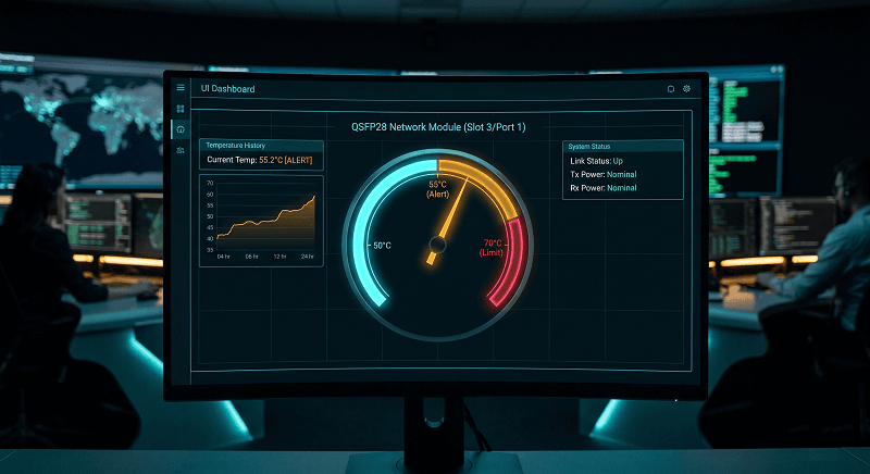 Reading DDM Temperature Alerts