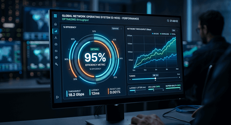 dark-mode computer monitor
