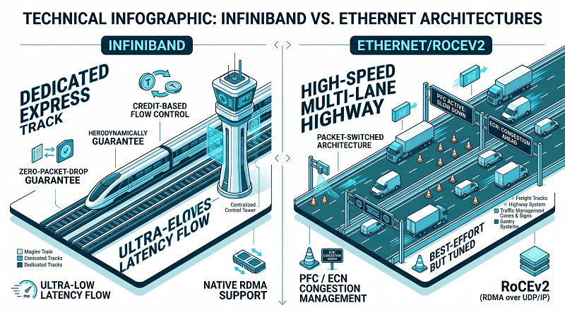 InfiniBand vs Ethernet