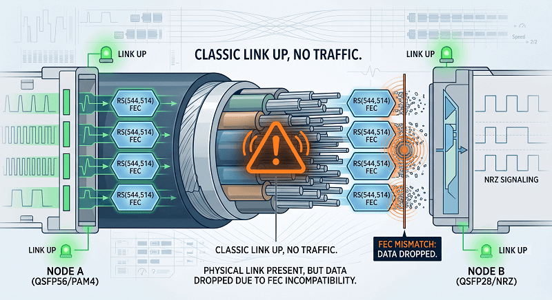 Link Up, No Traffic