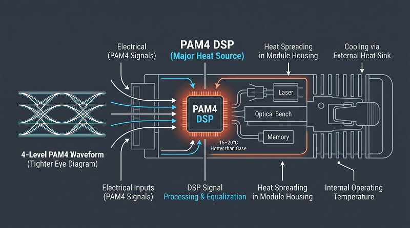 Where the Heat Comes From PAM4 DSP Analysis