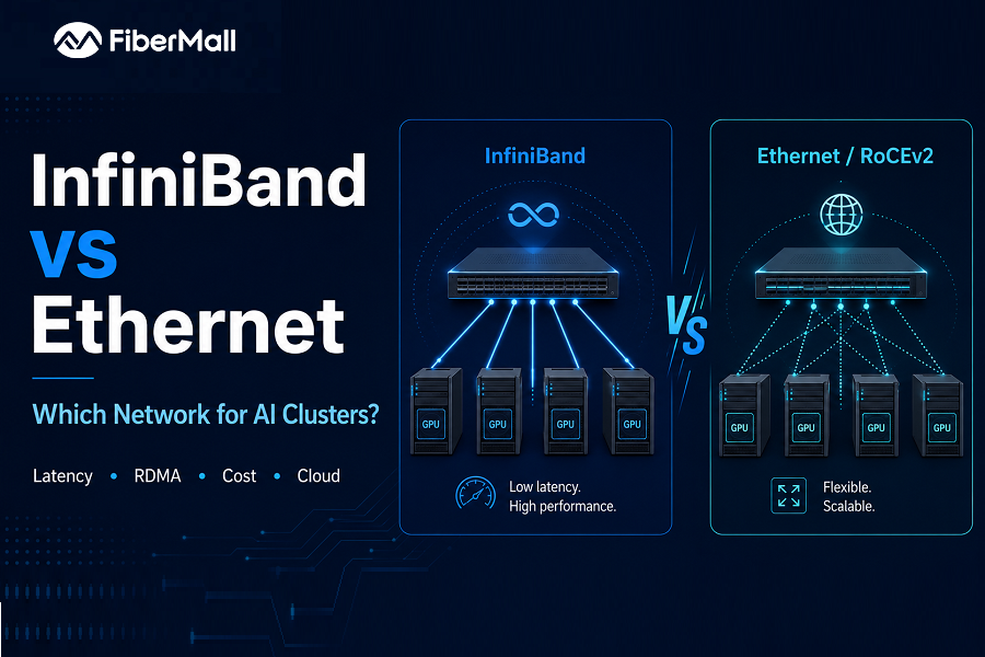 Infinibad InfiniBand와 이더넷 중 어떤 네트워크를 AI 클러스터에 사용해야 할까요?
