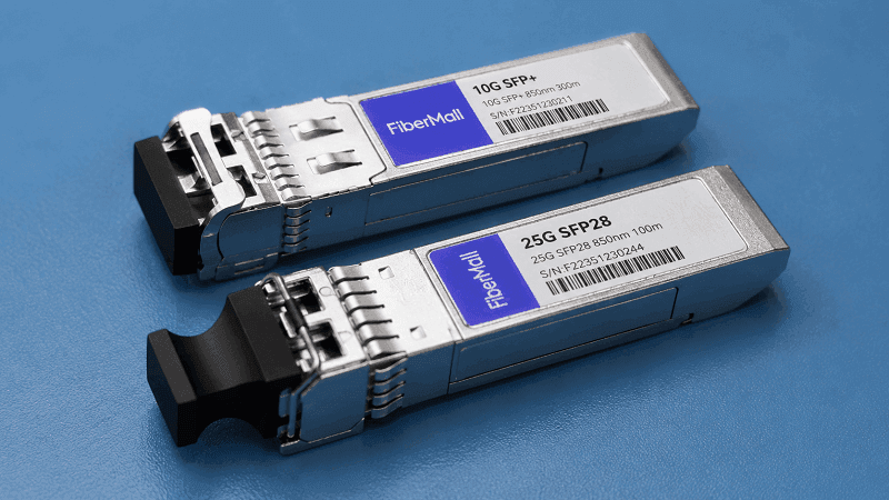 10G SFP+ and 25G SFP28