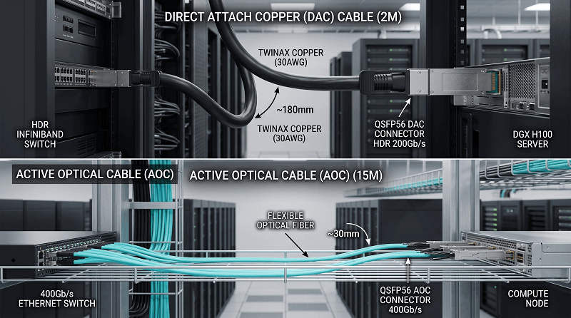InfiniBand Cable Types