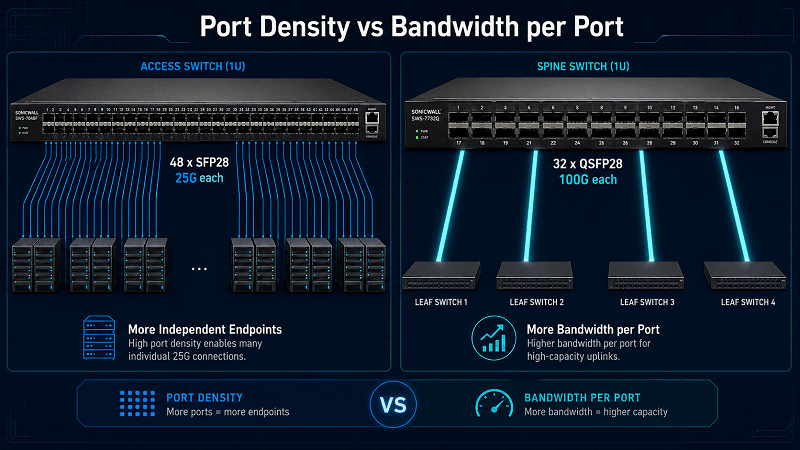 Port Density and Physical Footprint