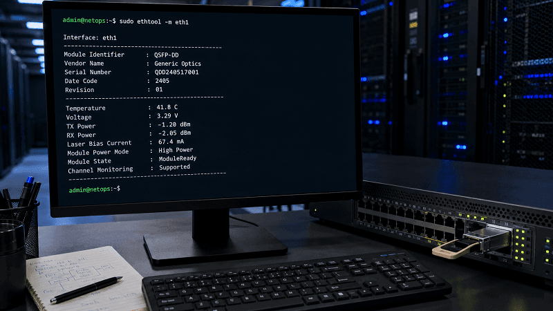 Reading QSFP EEPROM A CLI Cheat Sheet