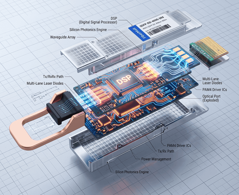 What Drives QSFP Power Consumption per Gigabit