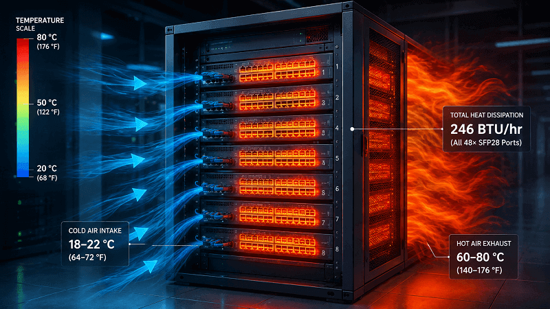 Switch and Rack-Level Power Budget Math