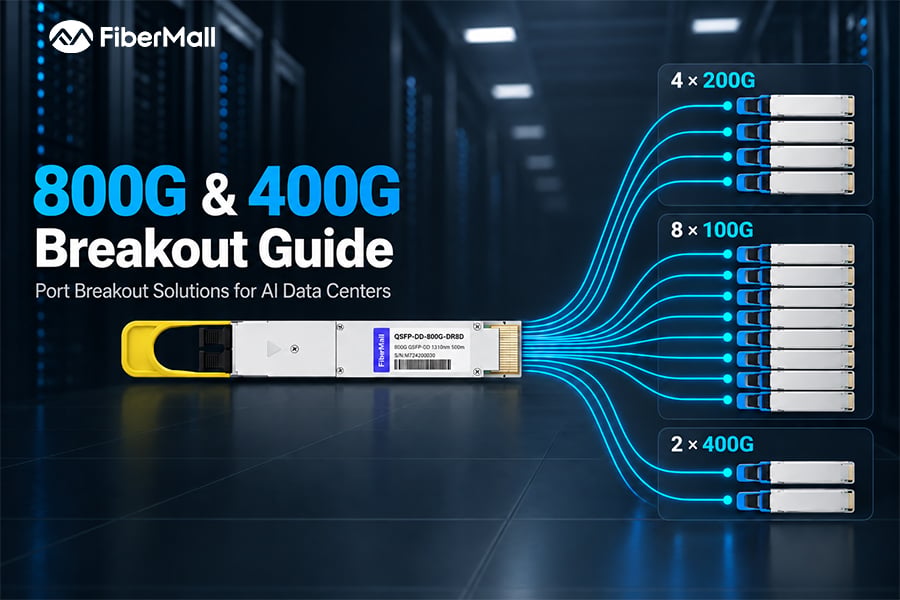 800G & 400G Breakout Guide: Port Breakout Solutions for AI Data Centers