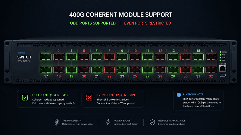 Cisco Coherent Module Support