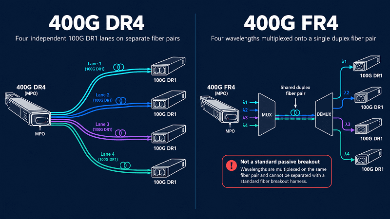 DR4 vs FR4 Breakout Architecture