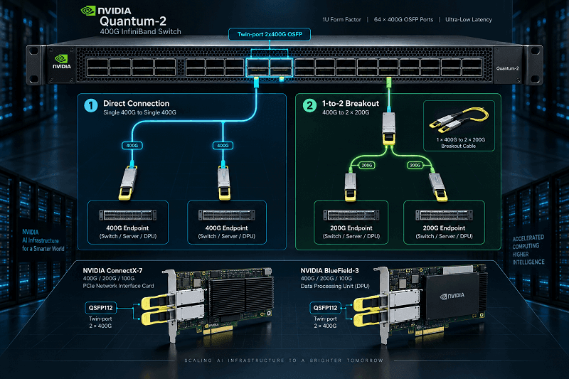 QSFP112 vs OSFP in NVIDIA AI Clusters