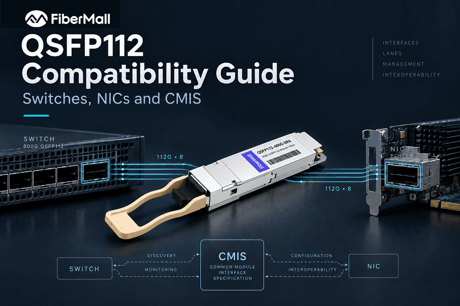 QSFP112 Compatibility Guide: Switches, NICs and CMIS