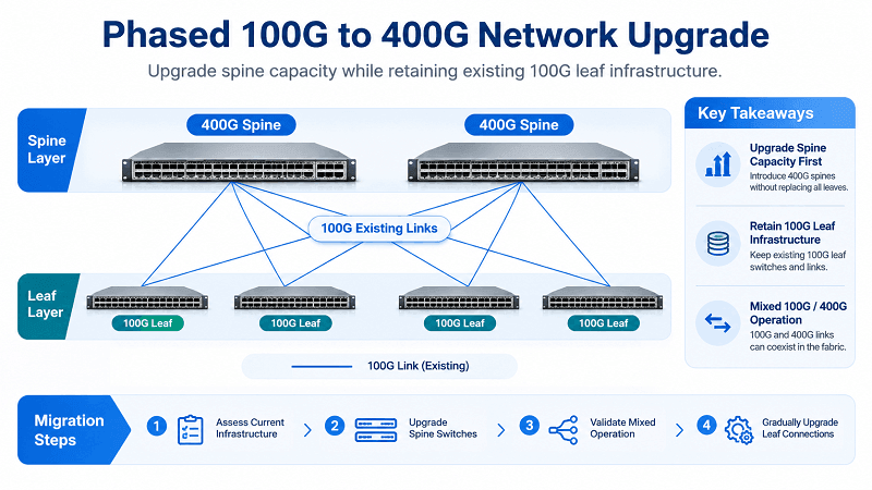 100G to 400G Network Migration
