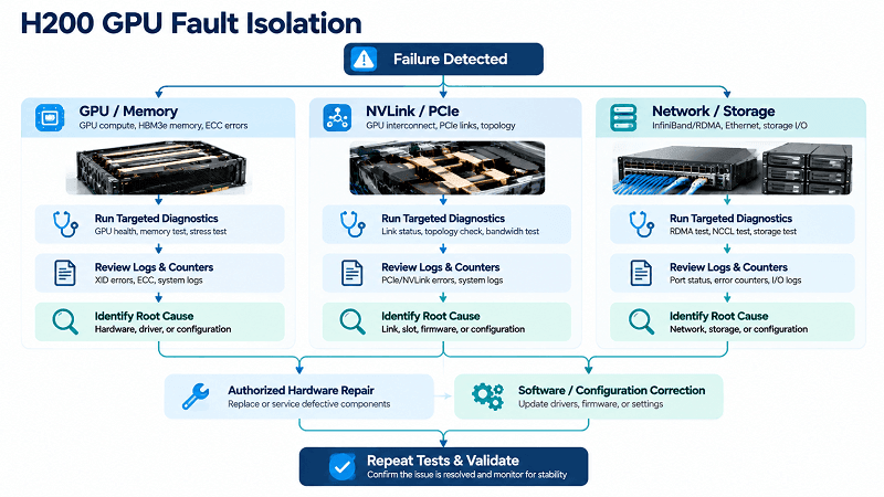 H200 Fault Isolation Flowchart