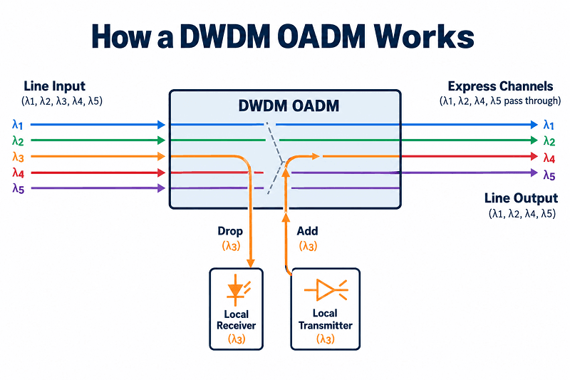 How a DWDM OADM Works
