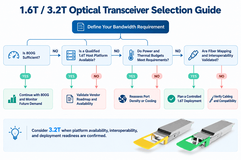 How to Choose a 1.6T 3.2T Path