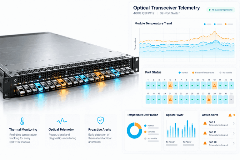QSFP112 Power Consumption: Watts, Heat and Cooling