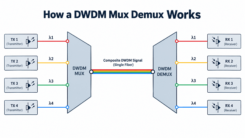 What Is a DWDM Mux Demux
