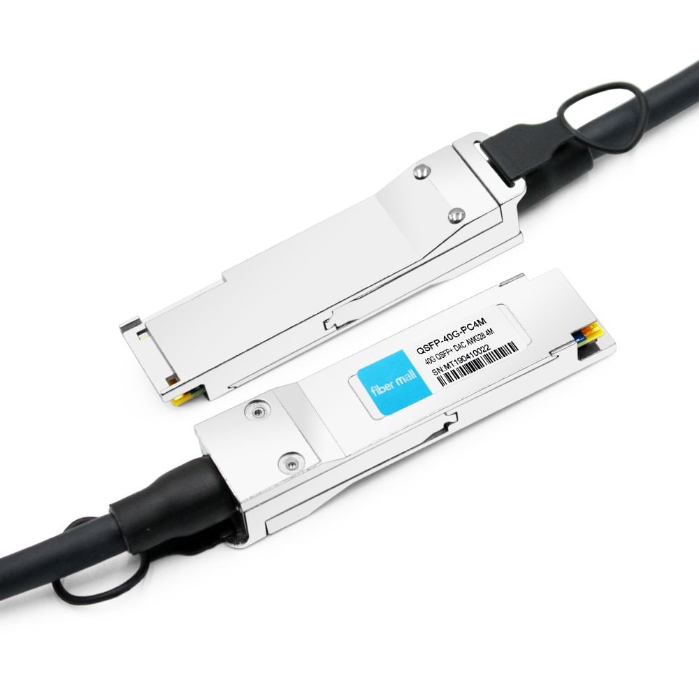 FiberMall QSFP Cable-40G QSFP+ to QSFP+ DAC Passive 4m