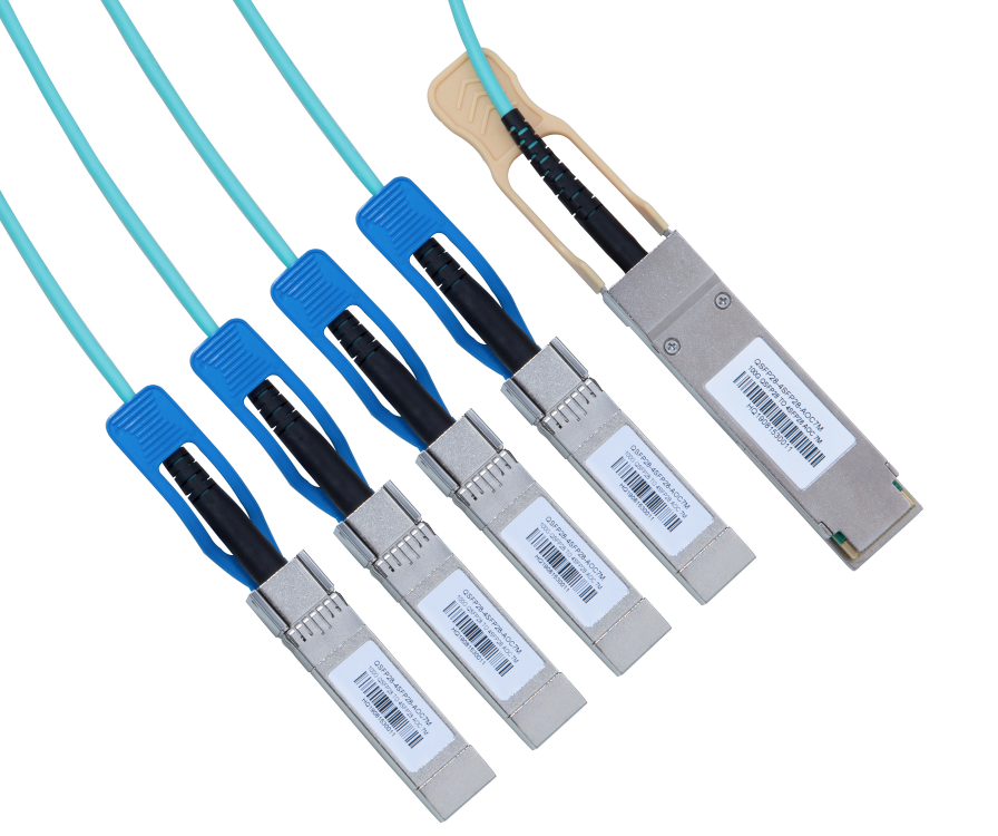 DAC 100G QSFP28 à 4x25G SFP28