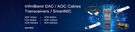 Câbles InfiniBand DAC/AOC Émetteurs-récepteurs SmartNIC